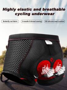 X-TIGER X-TIGER Men's Cycling Underwear Shorts, 5D Padded Gel, Breathable MTB Bike Riding Shorts