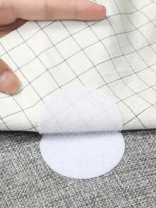 10pcs Round Sofa Floor Protector Pads, Hook And Loop Suitable For Bedroom, Kitchen, Living Room And More - Round Sofa Sticker - View 1