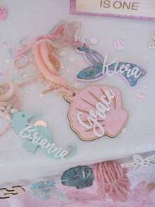 Mermaid Party Tags, Personalized Name Bag Tags, Gift Tags, Seahorse Shell Basket Tags, Mermaid Gift Tags, Mermaid Birthday, Underwater World, Underwater World, Summer Back To School Tags