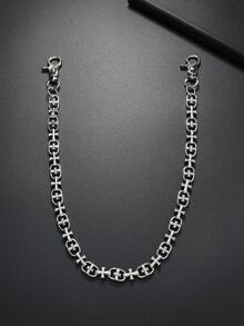 哥特式十字链男士身体链，嘻哈时尚服装配饰裤链