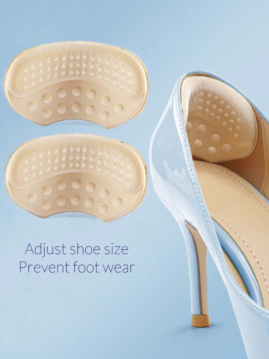 Women's Anti-Heel Slip Inserts, Heel Grips For Loose Shoes, Shoe Filler Pad To Reduce Shoe Size By Half