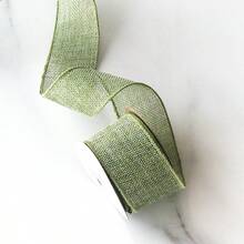 1 rotolo 4cm*4,5m Nastro artigianale in iuta, colore arancione naturale e verde oliva, nastro in iuta per artigianato fai-da-te, decorazione matrimonio, confezione regali e forniture per feste, decorazione eventi rustici | Materiale artigianale versatile | Texture durevole - Multicolore - Visualizzare 12