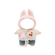Outfit Set: Sweater And Jeans For Plush Doll, Includes Cute Accessory Bag (Doll Not Included), Merchandise