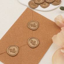 20/25 Pcs Tree Branch Wax Seal Stickers - Wedding Envelope Seal Stickers, 25 Pcs Self- Adhesive Wax Seals, Perfect For Invitation Cards, Christmas Cards, Gift Wrapping, Party Menu Decor - one-size - View 10