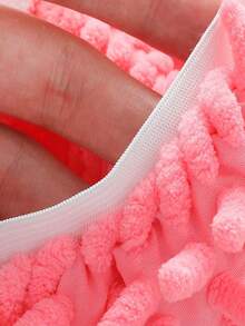 4pcs Soft Washable Reusable Floor Cleaning Foot Socks, Multi-Functional Slouchy Mop Slippers, Removable Floor Cleaning Slippers - Multicolor - View 7