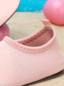1 par de zapatos respirables a rayas multiusos para niños, zapatos para senderismo, zapatos para todo el año