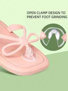 1 Paar weiche Flip Flop Gel Kissen Zehenpolster für Zehentrenner Sandalen Einlagen Schutzauflagen Sohlengriff Kissen Metatarsalpolster