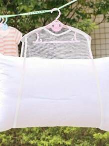 2pcs Multi-Color Hollow Pillow Drying Net Bag, Home Cleaning Pillow Core Drying Bag, Laundry Cleaning And Drying Supplies, Breathable And Easy To Dry, Use With Hangers, Suitable For Pillows, Lumbar Cushions, Cushions