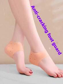 Heel Pad Protector, Moisturizing, Cracked Heel Relief, Soft And Comfortable, Repairing Dry, Cracked Feet For Men And Women, Washable And Reusable, Suitable For Calloused, Peeling, Foul-Smelling Or Darkened Feet, Ideal Holiday Gift