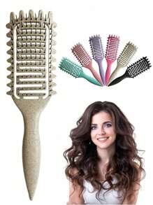 Nuevo cepillo definidor de rizos 2025 - Cepillo para cabello rizado que define el estilo, cepillo para cabello rizado húmedo, para dar forma y definir los rizos de las mujeres