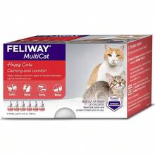 FELIWAY ®   MultiCat 3 X 30 Day Calming Refills Pheromone Diffuser, 3 X 48ml Value Pack- Helps Reduce Conflicts And Signs Of Tension In Multi-Households - 180 Days - 查看 9