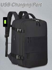Sac à dos de voyage pour homme, sac de travail, bagage à main, sac à dos grand format étanche aux affaires, sac de week-end, sac à dos pour ordinateur portable avec port de charge USB, sac de collège, sac pour ordinateur, cadeau pour hommes