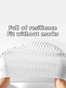 Unisex Silicone Swimming Cap Large Bathing Caps For Long Hair Professional Waterproof Ear Protection Provides High Elasticity - Multicolor - View 9