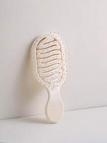 1pc Mini Ivory Hollow Portable Styling Comb, Hairbrush, Comb, Hair Tools, Hair Products And Accessories For Hair Salon Beauty Travel Essentials For Men And Women Hair, Multi-Purpose Detangling Hairbrush For Wet Or Dry Hair, Suitable For All Hair Types Mother's Day Gift, Back To School, Travel Holiday Essentials, Hair Accessories For Women,Brush,Hair Brushes,Edge Brush,Brush Hair,Hair Comb,Comb Hair,Detangling Brush,Ball Brush,Mini Hair Brush,Hair Brush Set,Wooden Comb, Comb, Slick Back Brush, Hairbrush, Edge Brush, Brush Hair, Hair Comb, Hair Brush Set, Comb Hair, Mini Hair Brush, Detangling Brush,Hair Products, Hair Tools, Hair Stuff, Hair Care, Curly Hair Brush, Barber, Barber Accessories, Hairdressing Equipment,Travel Essentials,Hairstyle,Hairdressing