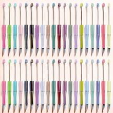 60pcs/Set Macaron Color Rainbow UV Coated Bead Gel Pen Refill DIY Jewelry Making Creative Craft Supplies Kit - Multicolor - View 1