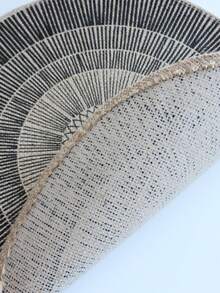 Tấm lót bàn tròn họa tiết Mandala, Tấm lót bàn tròn tua rua in họa tiết cổ điển, Tấm lót bình hoa, Tấm lót nồi, Thảm cách nhiệt bàn ăn nhà bếp, Khăn trải bàn cưới, Trang trí đám cưới, Trang trí nhà cửa, Trang trí phòng, Tấm treo tường tròn tua rua phong cách Boho, Trang trí tường phòng khách, Thảm đầu giường, Tấm lót ghế sofa phòng ngủ, Tấm lót bàn tua rua đám cưới - màu đen - Xem 4