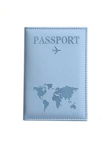 1 Pc Customized Unique Letter Monogram PU Leather Passport Card Holder & Protector, Special Gift For Husband, Daughter, Son, Wife, Grandparents, Friends, Students, Holiday Gift - Multicolor 3 - View 13