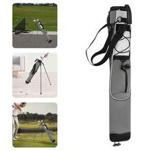 SENDERPICK Portable Golf Stand Bag, Golf Stand Bag With Shoulder Strap Golf Stand Carry Bag, - Gray and White - View 1