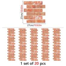 10 Peças/20 Peças/30 Peças Adesivos de azulejo 3D autoadesivos e reforçados, 27 x 27 cm Adesivos decorativos para renovação de parede doméstica, adequados para cozinha, varanda, pia, banheiro e sala de jantar Decoração de casa Decoração de parede Decoração de banheiro Papel de parede Acessórios de cozinha Itens de cozinha Decoração de cozinha Adesivos de parede Adesivo de parede