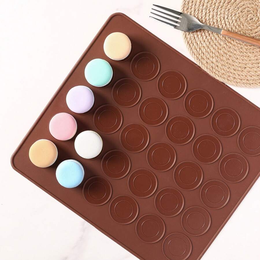 不粘硅胶马卡龙蛋糕模具烤箱烘焙垫DIY模具实用工具蛋糕烘焙用具蛋糕模具