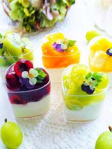 5oz Heart-Shaped Reusable Paper Cups, 150ml Capacity (Please Check Size Specifications Before Purchase), Suitable For Jelly, Cake, Fruit, Mousse, Desserts, Snacks, Ideal For Weddings, Birthdays, New Year, Parties, Valentine's Day Gifts, Also Applicable For Cooking, Cupcakes, Pastries, Cake Molds, Kitchen Utensils, Christmas - Multicolor - View 9