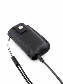 1pc Genuine Leather Protective Case Suitable For Ploom X Advanced ,Smoking Accessories - Solid Color - View 3