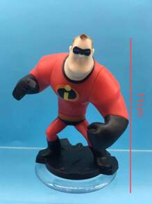 Sanrio (2 Sets, No Duplexes) Disney's Incredibles Series Of Car Assembly Figurines, With Base, Mini Full-Body Model, Multiple Incredibles Characters To Choose From, An Excellent Choice For Small Gifts