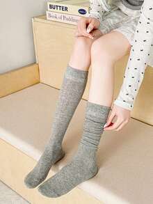 1 双/2 双/3 双/4 双网眼透气长袜女士袜子，纯色修身百搭