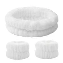 3PCS Plush Face/Wrist Headband Set, Washing Face & Mask Applying Sleeve Guard, Headband For Facial Skincare, Yoga, Exercise,Skincare Headband,Beauty,Skin Care Products,Spa,Self Care,Skin Care Tools,Face Care,Esthetician Supplies,Skin,Face Wash,Facial - Multicolor - View 6