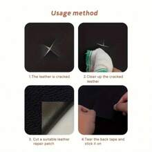 39.37*17inch Self Adhesive Leather Repair Patch Tape Large Leather Patches For Furniture, Couch, Car Seats, Office Chair, Bags, Vinyl And Boat Seat Repair, 24 Colors