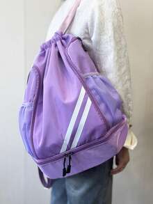 SEYATULLH 大容量可调节露营背包，带鞋隔层，简约便携