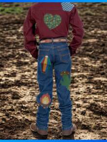 Sticker For June Festival Clothing Patchwork Patch Does Not Damage The June Festival Clothing In Cloth Guitar Bonfire - MODEL 1 - View 7
