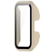 PC Schutzhülle + Bildschirmschutz kompatibel mit Huawei Band 9/8, Schutzhülle mit gehärtetem Glas Displayschutz & PC Bumper Cover Zubehör, für Herren und Damen