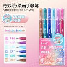 An 8-Box Set Of Highlighter Pens With Shiny And Vivid Colors. They Are Suitable For Taking Notes, Creating Bullet Journals, DIY Projects Of Various Items, And Can Be Used In Multiple Scenarios, Such As For Painting, Making Postcards, Writing Blessings On Greeting Cards. They Are Also Great As Gifts.