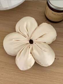 topshiny 1pc Elegant Solid Color Silky Satin 3D Floral Scrunchie, High Quality Sponge Filled Stretchy Flower Hair Tie, Suitable For Buns, Ponytails Or As A Floral Decor, Ballet Dancer Hair Scrunchies, Party Formal Wear, Casual Holiday, Gift For Friends Hair Ties Scrunchy Hair Ties Hairbands Head Accessories - Multicolor - View 6
