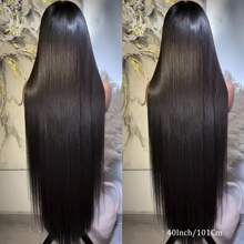 250% Density 42inch 13x6 Lace Front Wig Straight Lace Frontal Wigs Pre Plucked With Baby Hair 13X4 Brazilian Virgin Human Hair Wigs For Women Natural Black Color 5x5 4x4 Wigs -Different From The Basic Style, Pursuing Higher-Level Customized Quality