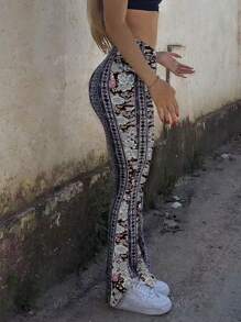 Women Flared Pants, Fashion Comfortable Casual Sexy Versatile Daily Outdoor Commuting Graduation Independence Day