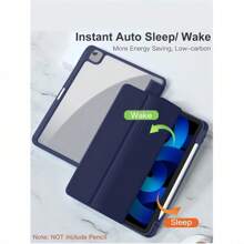 Funda protectora anti-caída transparente Acrylic compatible con iPad Mini 4/5/6/Mini 7/9/10/ 10.5/Air 4/Aire 5/10th/10 Pro 11 pulgadas/aire 11 (M2)/Alto 13 (m2) Pro11 ( M4)/Pro 13 2024 12 pulgadas / iPad Air 13(M3 2025)/iPad Air 11-M3) 2025A con algunos modelos de montura Lenaid 2025, 11th 2025