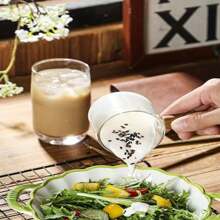 4pcs/2pcs/1pc 100ml Mini Graduated Scald-Proof Handle Cup, Espresso Cup, Milk Cup, Sauce Cup, Precise Measuring Cup, Compact & Cute, Convenient & Practical, Tea Cup, Thick Glass, Durable, Household Essential