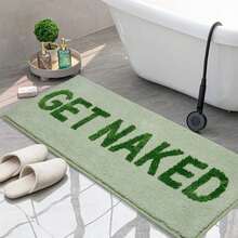 Bath Mat Cute Bathroom Rugs 16" X 24" Funny Bath Mat Non Slip Absorbent Black Bath Rug Cute Bath Mats For Bathroom Floor And Shower Funny Bathroom Decor For Apartment Machine Washable Carpet - Pink 2 - View 1