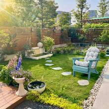 Adirondack Chair Cushion, High Back Patio Chair Cushions 48 X 19.7 X 4.7 Inch, Indoor/Outdoor Thickened Rocking Chair Cushion, Fade-Resistant & Waterproof (Dark Blue, Set Of 1) - 花藍色 - 查看 6