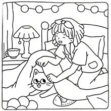 [New Bestseller] Healing Coloring Books For Adults - Stress Relief Doodle Book | Includes 24 Pages Of Comfortable Pattern Scenes | Warm Family DIY Hand-Painting | Cat Mom Creative Gift | High Cost-Performance Parent-Child Interaction | Suitable For Back-To-School Gifts (Recommended For Use With A Painting Pad)