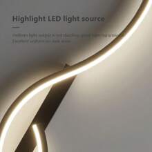 1 Stück LED kabelloses Ladelampe mit Dimmer und Fernbedienung, batteriebetriebenes USB aufladbares Licht, Innenraum Aluminium Wellen Beleuchtung für Wohnzimmer, Schlafzimmer, Nachttisch, Flur