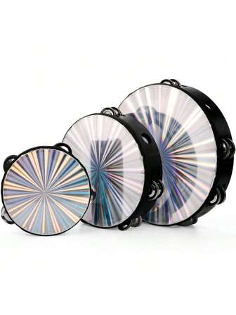 1 件/6/8/10 英寸 Tabla，单排 Clank 伴奏奥尔夫打击乐器，适用于 Ktv、派对氛围节日礼物（不含鼓槌）