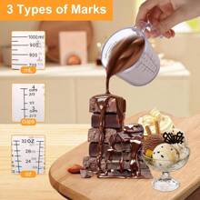 Plastic Measuring Jug, Measuring Cups,Measuring Cup Jugs For Baking Cooking, 150ML, 300ML, 600ML, Easy To Read Measurements, Cook With Accuracy 3PCS Kitchen Baking Measuring Cups, 150ml, 300ml, 600ml Set Plastic Measuring Cups, Cooking And Baking Seasoning Liquid Measuring Cups, Multiple Scale Identification, With Handle And Triangular Mouth