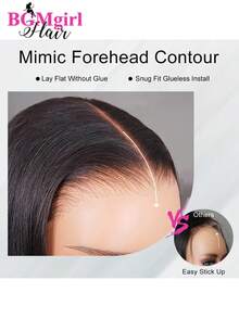 BGMGIRL Hair 6x4 Wear Go Wig Kinky Curly Bob Human Hair Glueless Wig HD Lace Closure Wig 180 Density 10-16 Inch Natural Color Pre-Cut & Pre-Plucked Lace Wig Unprocessed Human Hair Natural Hairline Top Quality Stylish Wig Beginners Friendly With Hollween Costumes For Women Disfraz Halloween Mujer And Halloween Accessories Heels Costume And Accesorios Para El Pelo With Glitter Makeup For Travel - SNatural - 查看 11