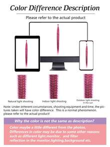 Rainbow 16inch Leopard Print Feather Hair Extension Stick10 Root Synthetic Wig Hair Accessories For Women Girl Red Wig