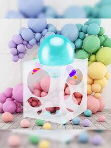 Calibrador para Globos Tipo Cubo Mica Armable 11 Medidas Diferentes Desarmable GRUPO CARNAVALLIA - transparente - Ver 3