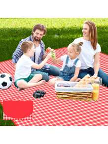 300 X 200 Cm Picnic Blanket, Picnic Mat, Foldable With Handle, Suitable For Hiking, Travel, Outdoor Camping, Park, Garden, Beach, Camping