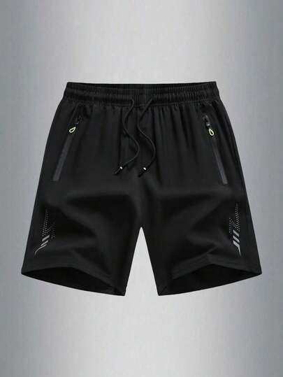 Boyfriend Style Lightweight Breathable Shorts For Men,Summer Sports, Outdoor, Running, Fitness Activewear